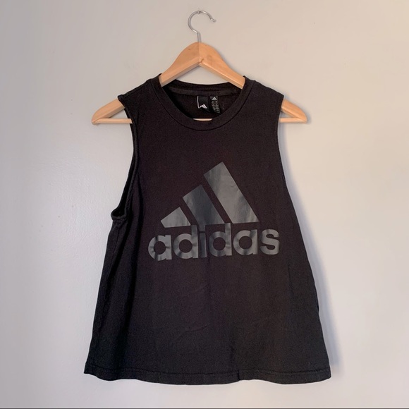 Girls Adidas Sleeveless Big Logo Tank